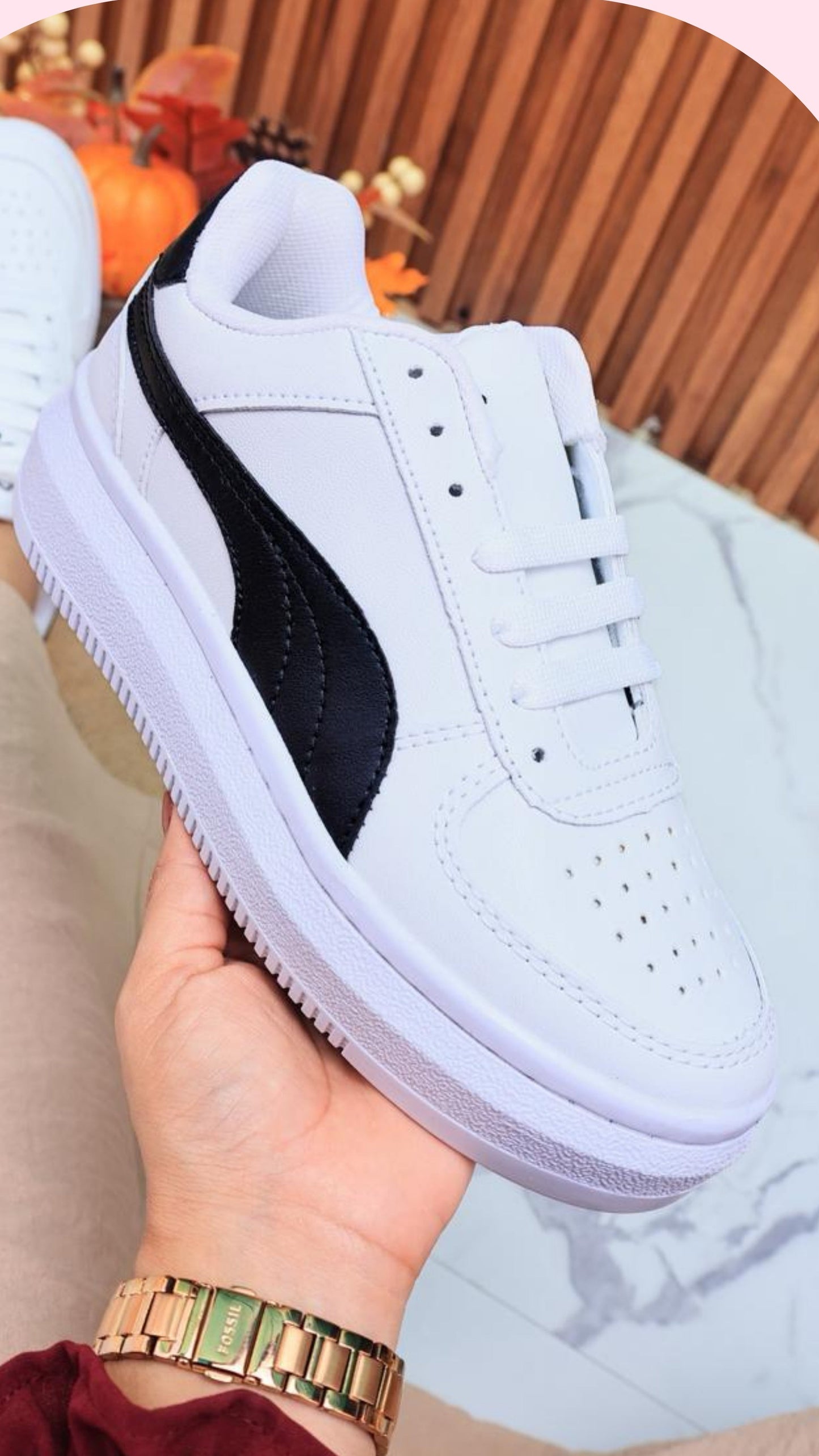 TENIS/BLANCO/NEGRO