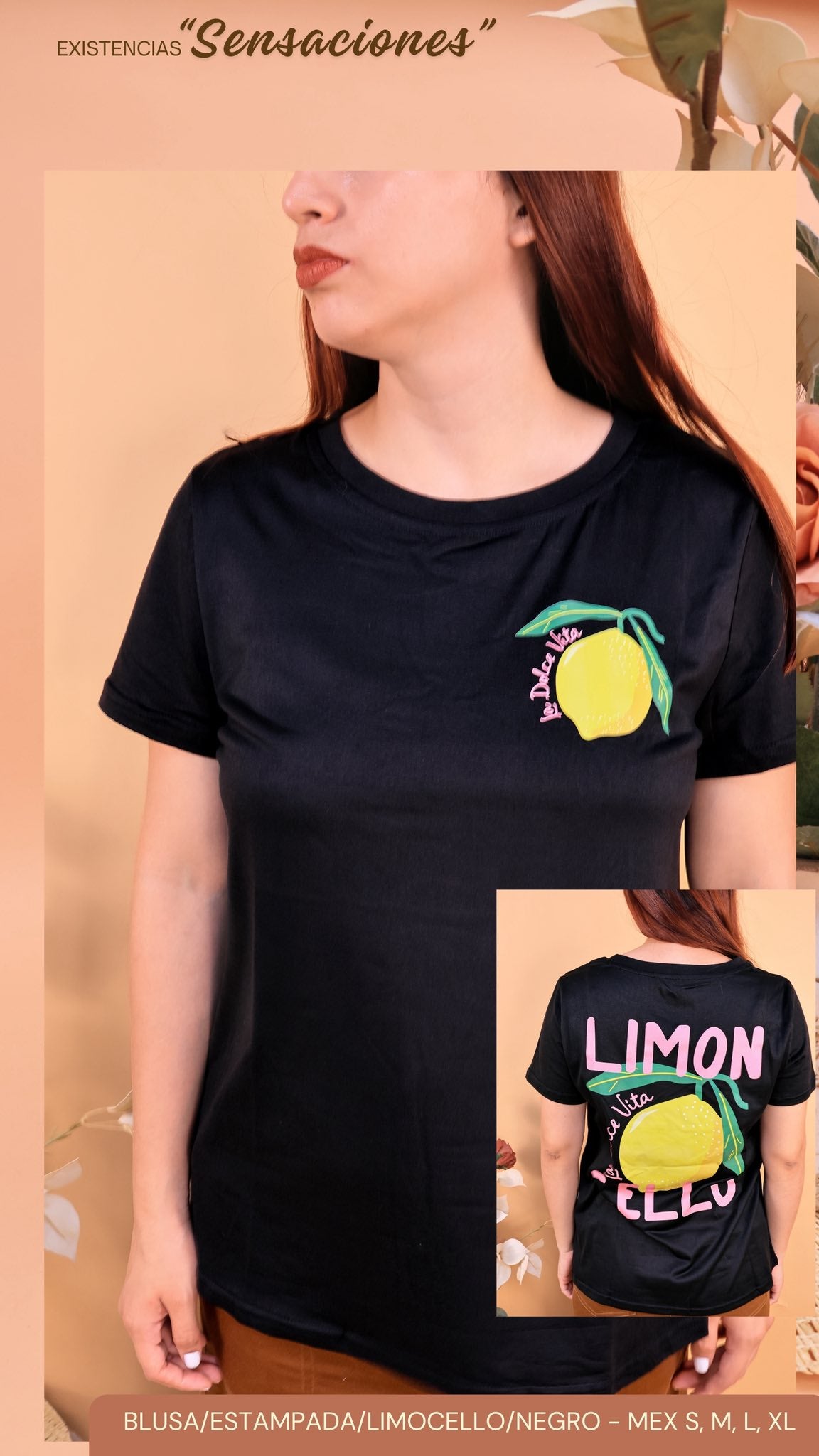 BLUSA/ESTAMPADA/LIMONCELLO