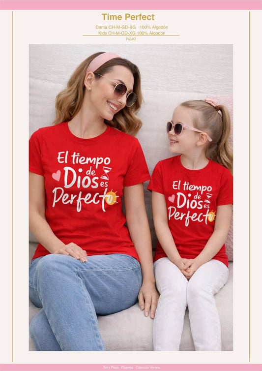 PLAYERA TIME PERFECT KIDS