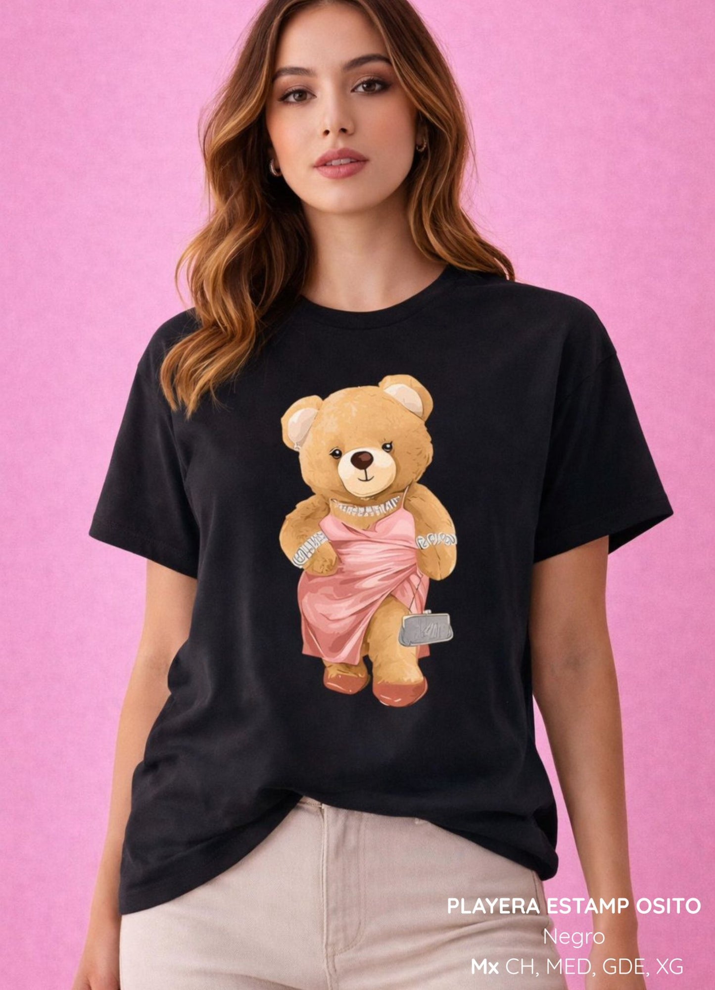 PLAYERA ESTAMP OSITO