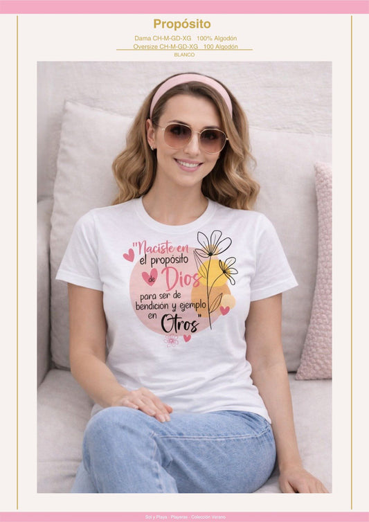 PLAYERA PROPOSITO DAMA