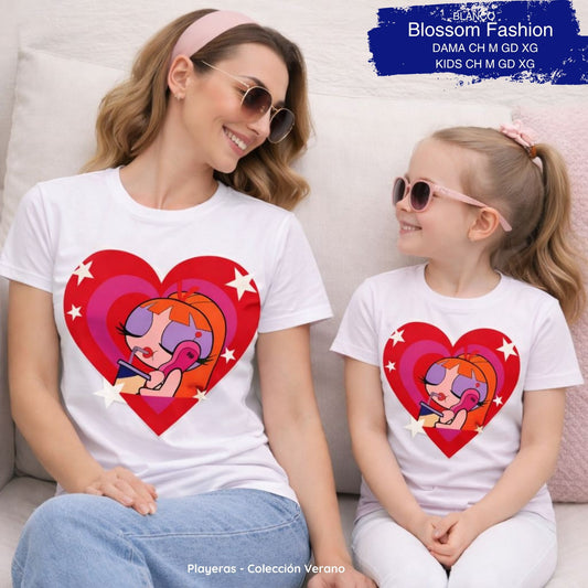 PLAYERA BLOSSOM FASHION KIDS