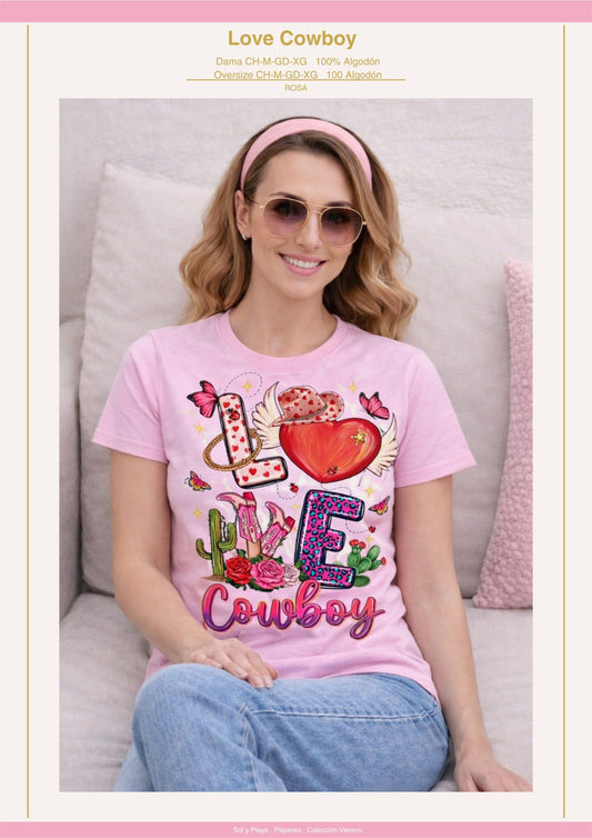 PLAYERA LOVE COWBOY