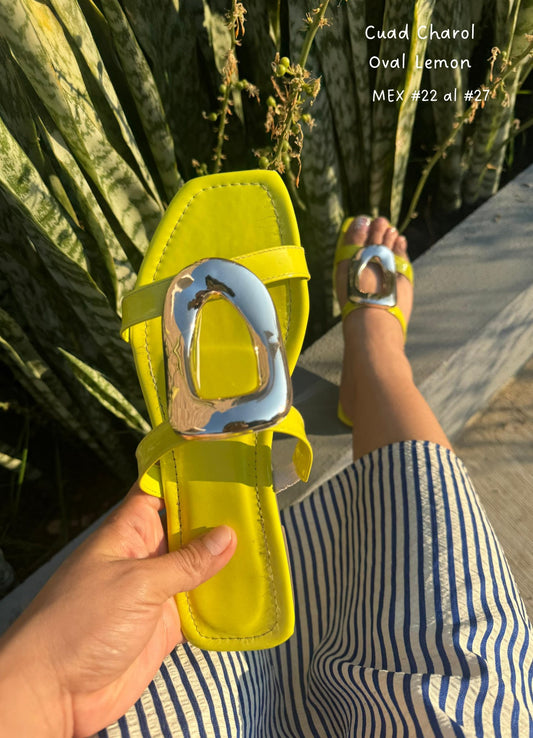 CUAD CHAROL OVAL LEMON