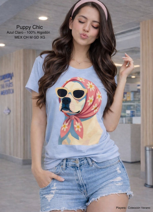 PLAYERA PUPPY CHIC