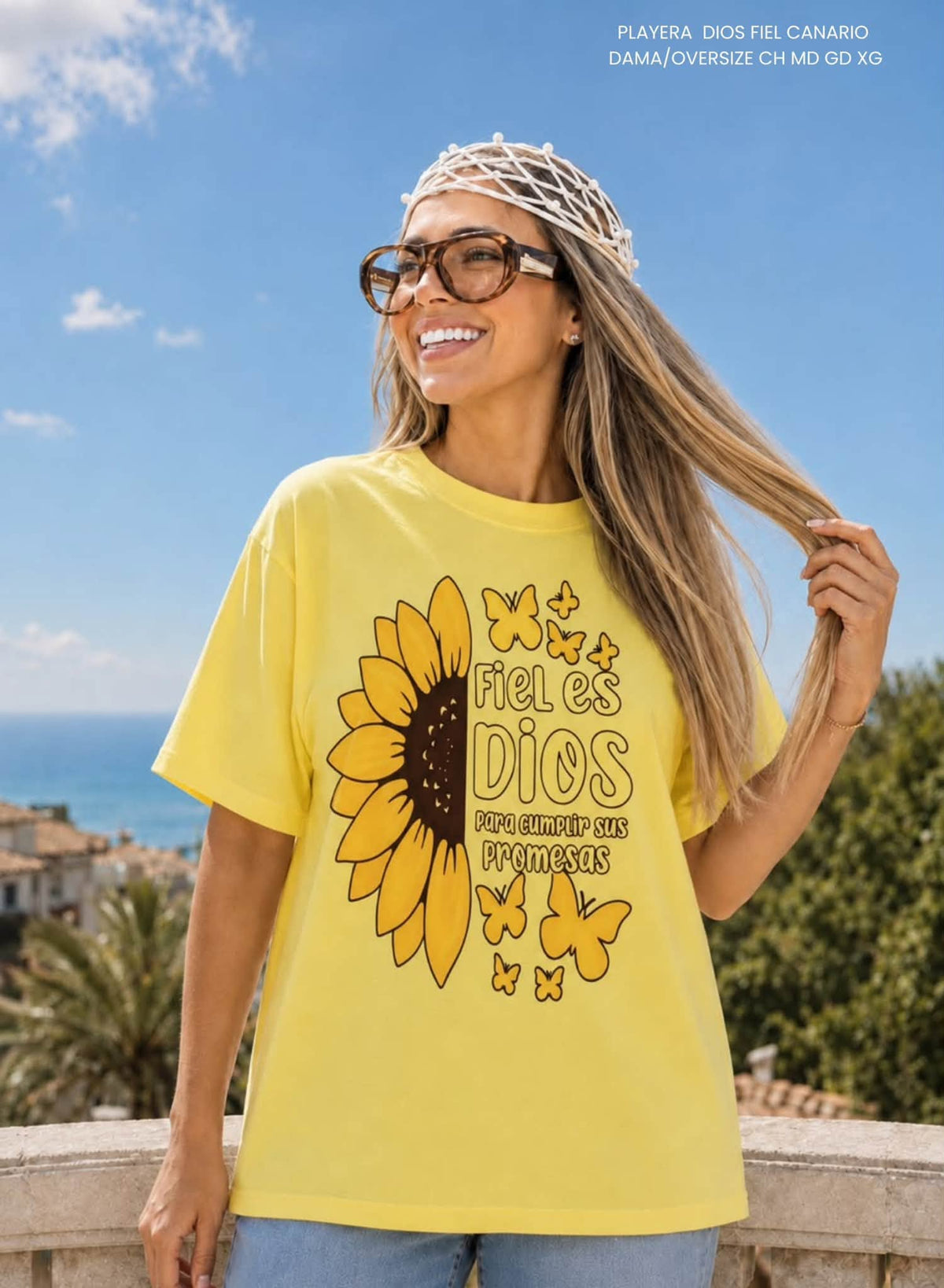 PLAYERA DIOS FIEL CANARIO