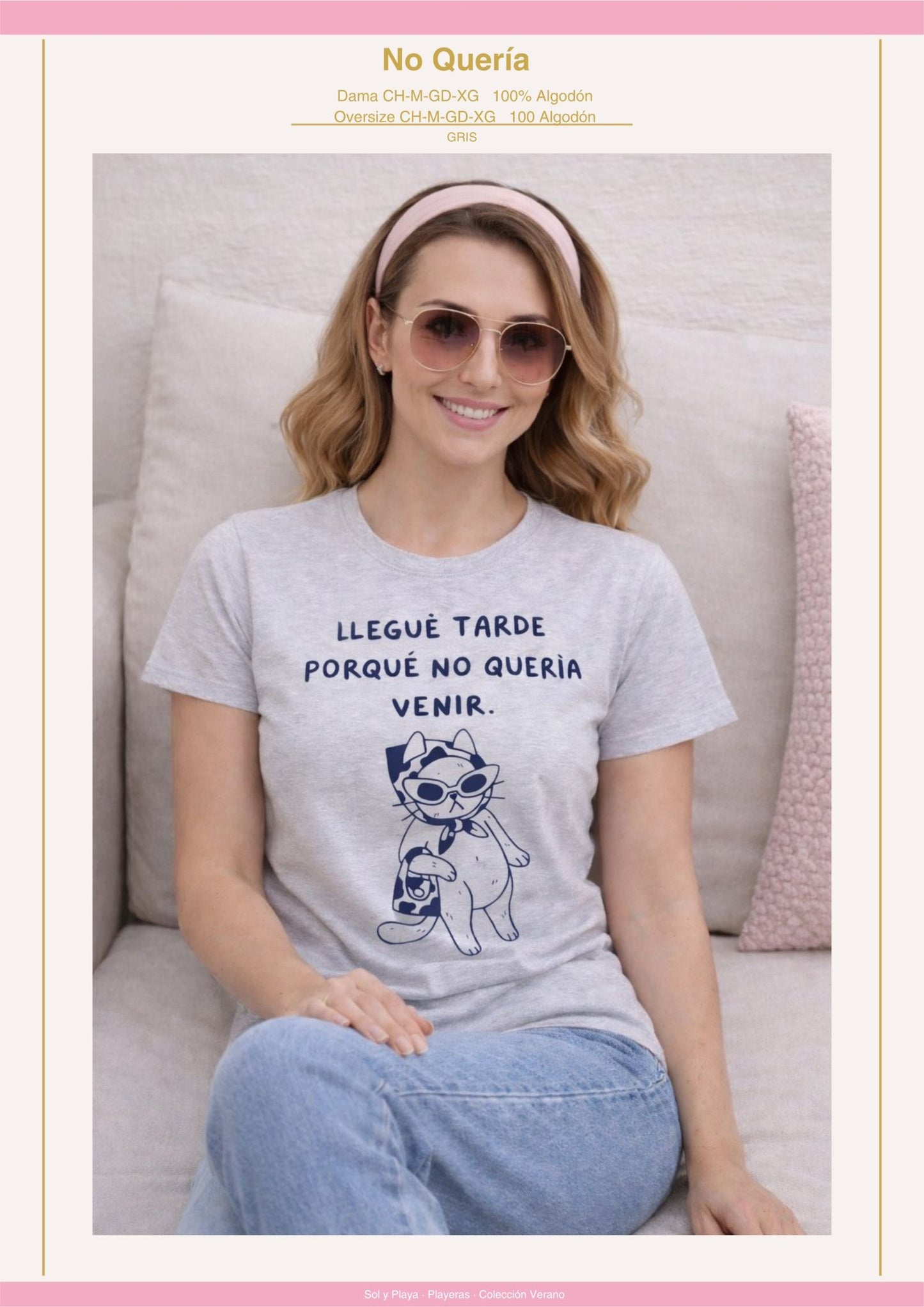 PLAYERA NO QUERIA DAMA