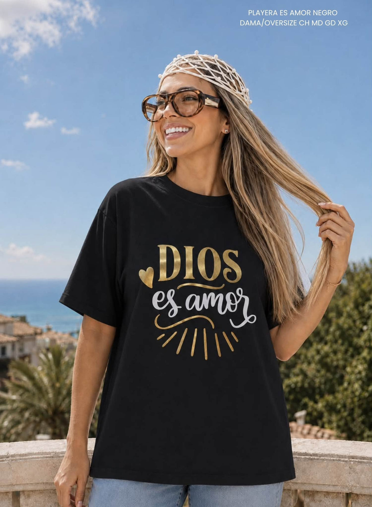 PLAYERA ES AMOR NEGRO