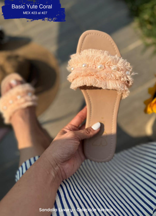 LUXURY BASIC YUTE CORAL