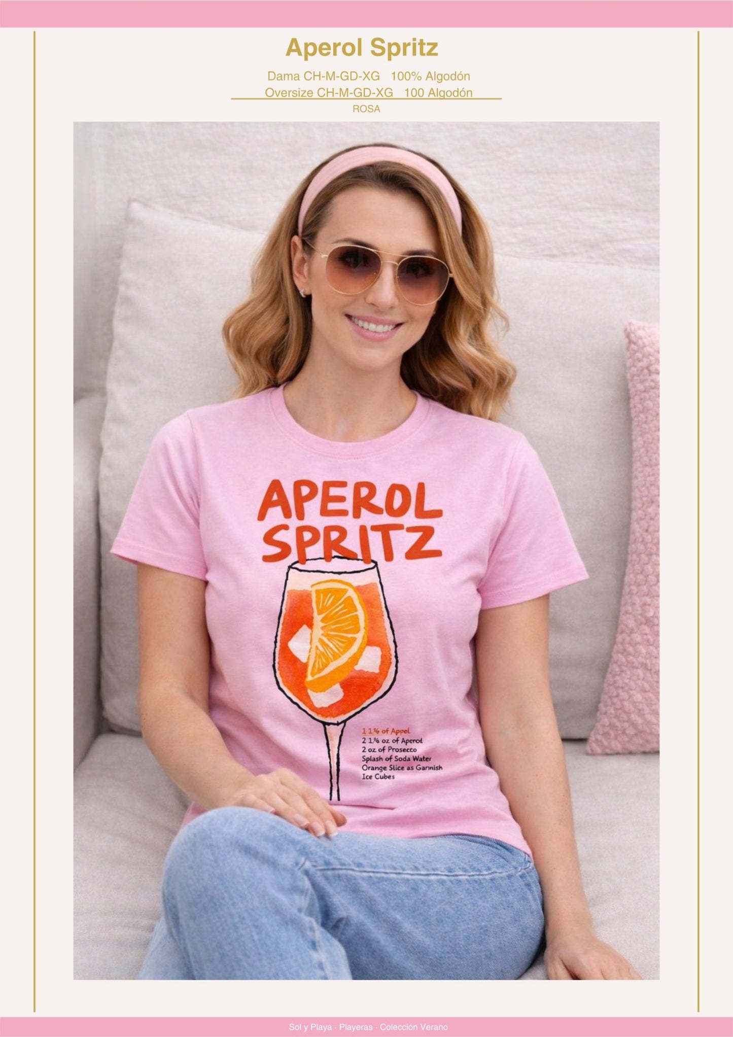 PLAYERA APEROL SPRITZ DAMA