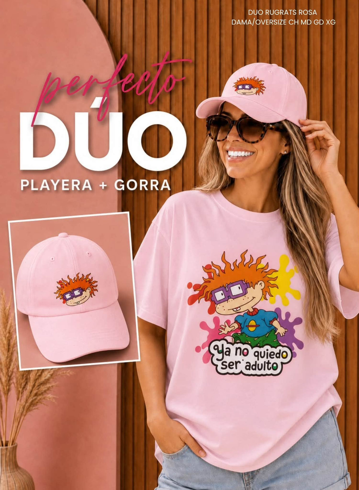 DUO RUGRATS ROSA