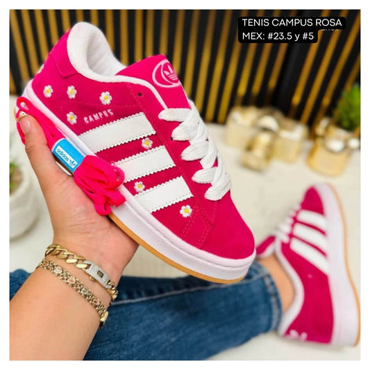 TENIS CAMPUS ROSA