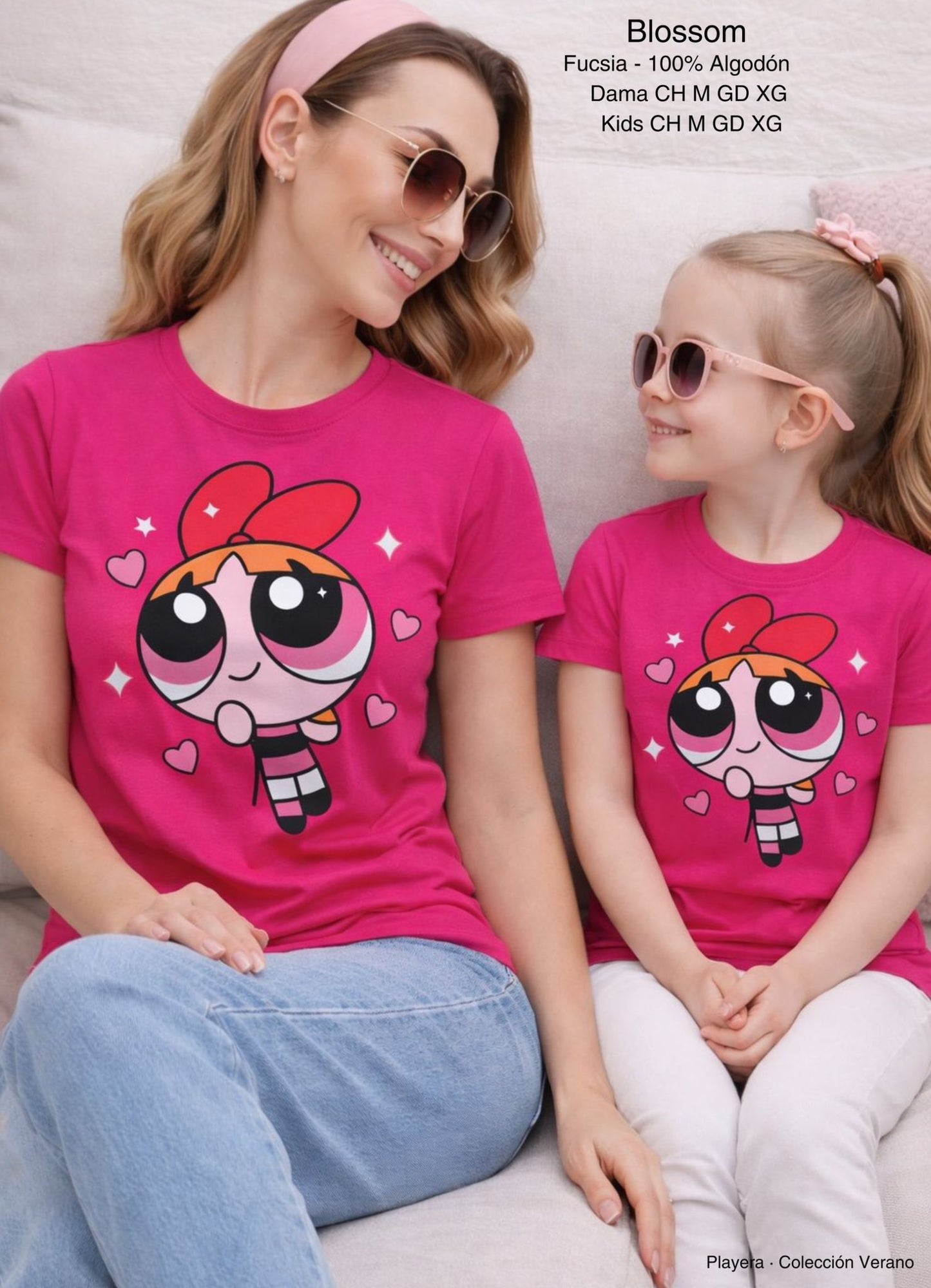 PLAYERA BLOSSOM KIDS FIUSHA
