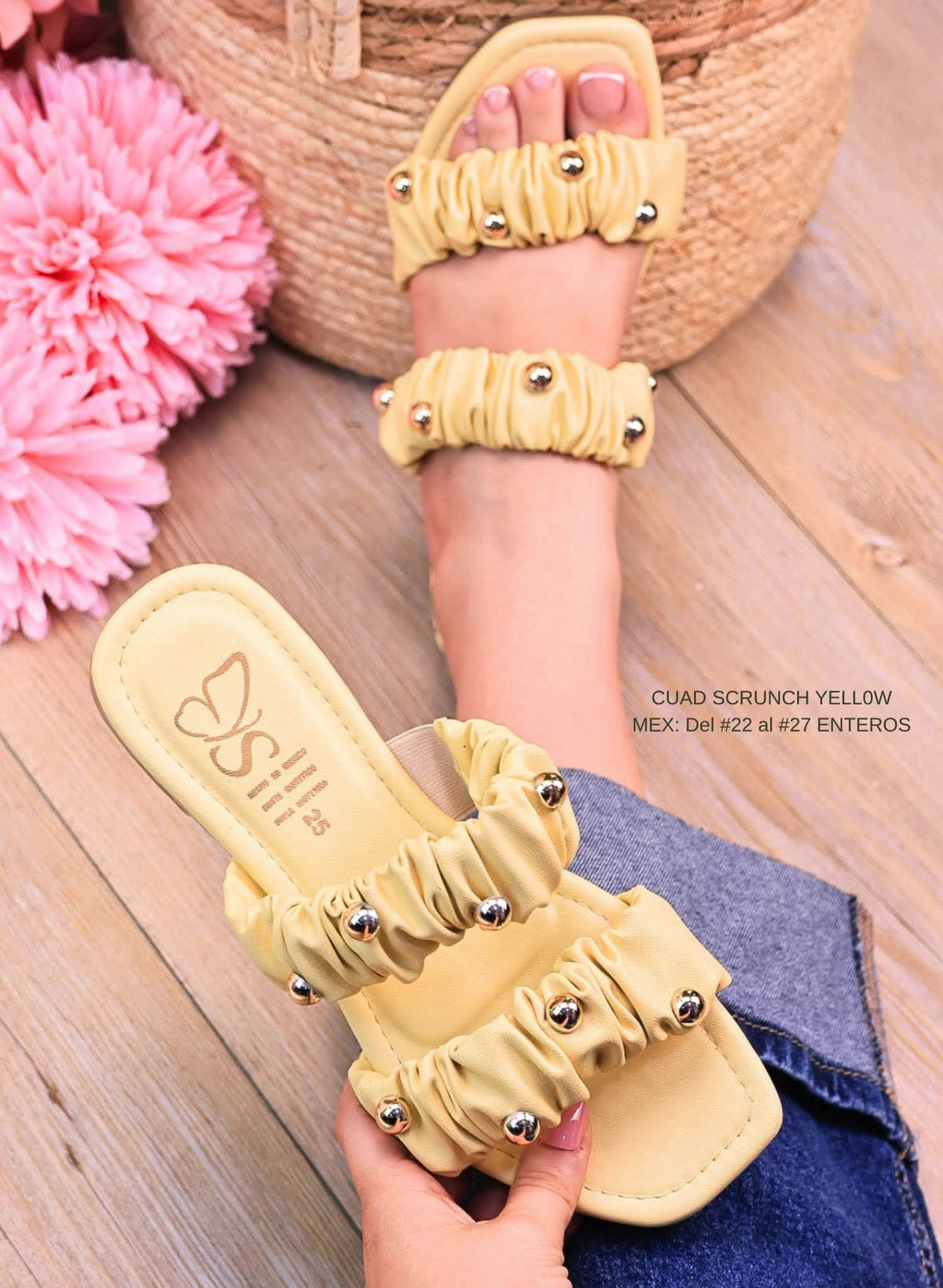 CUAD SCRUNCH YELLOW