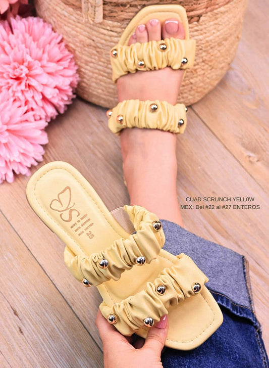 CUAD SCRUNCH YELLOW