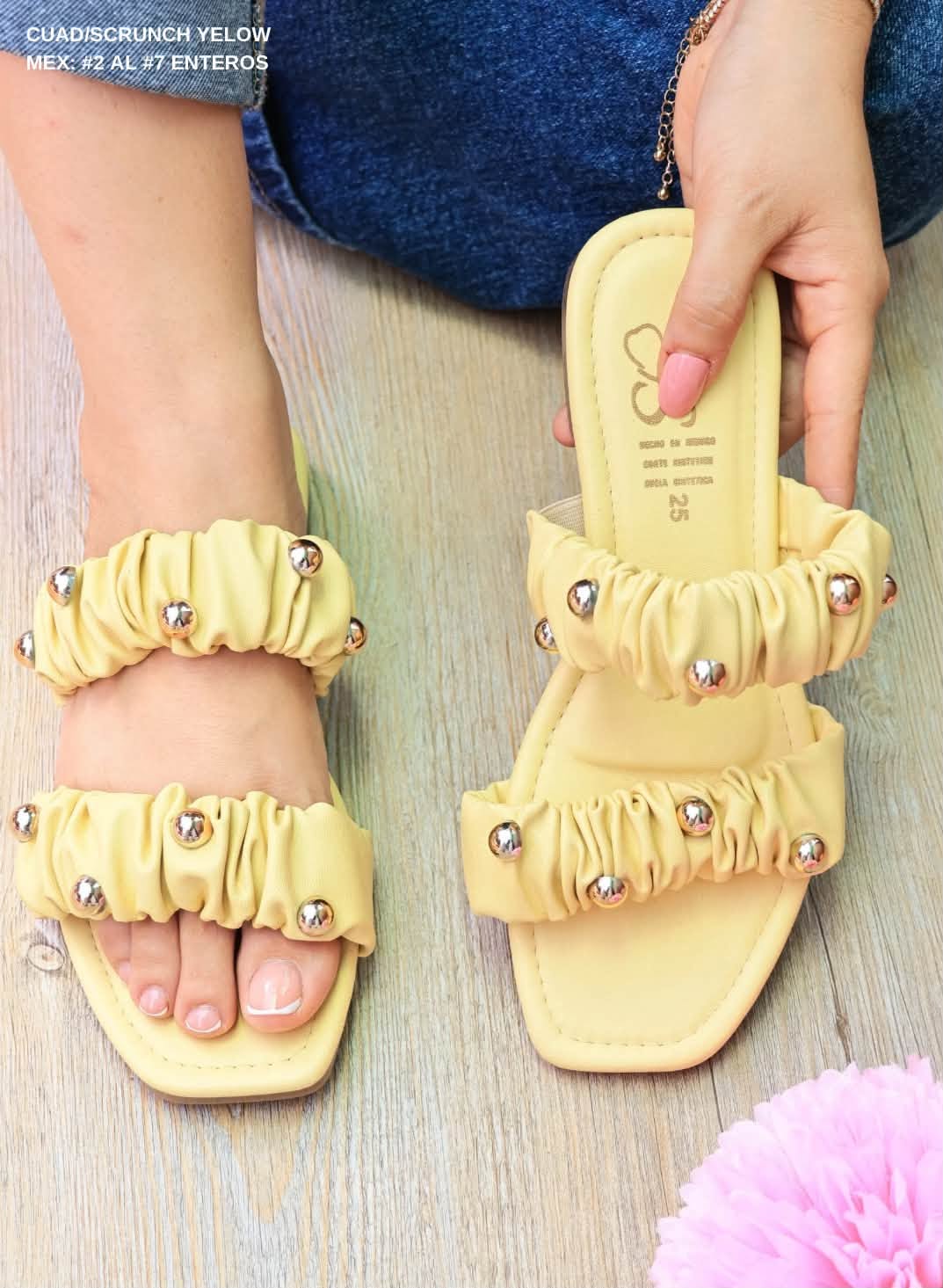 CUAD SCRUNCH YELLOW