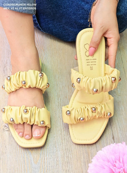 CUAD SCRUNCH YELLOW