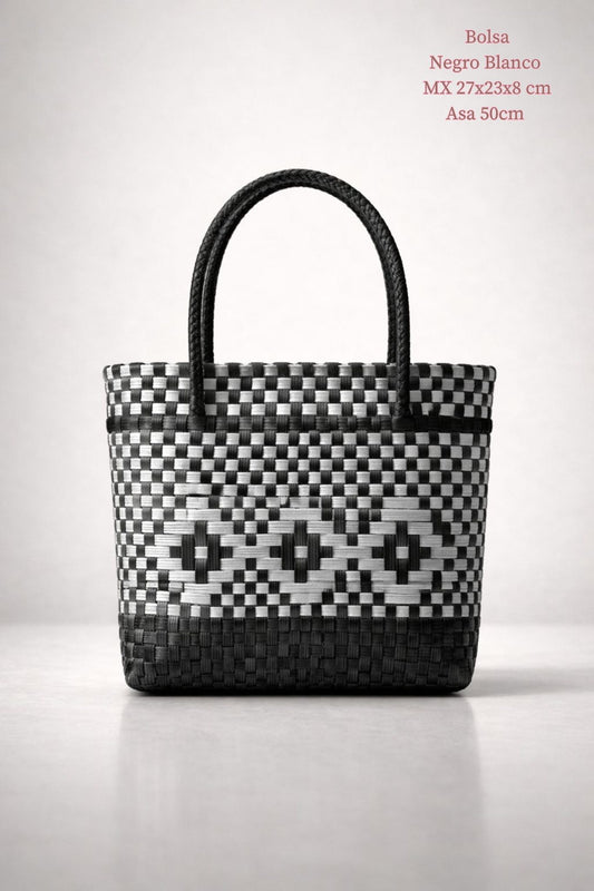 BOLSA NEGRO BLANCO CH