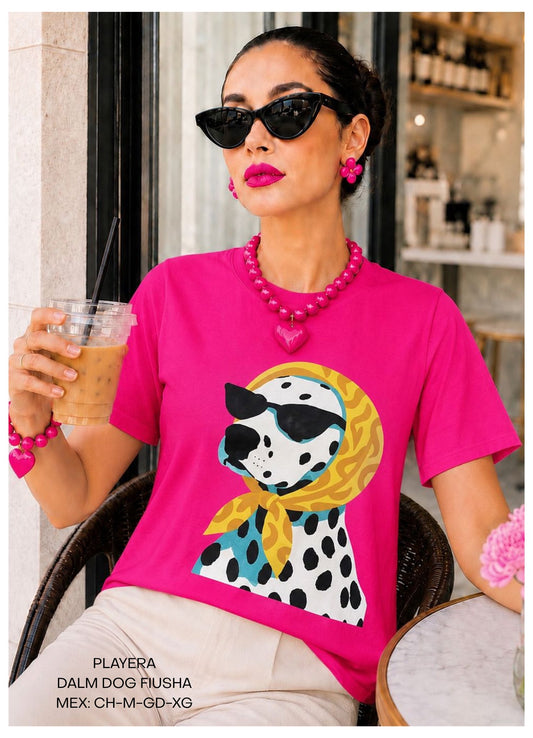 PLAYERA DALM DOG FIUSHA