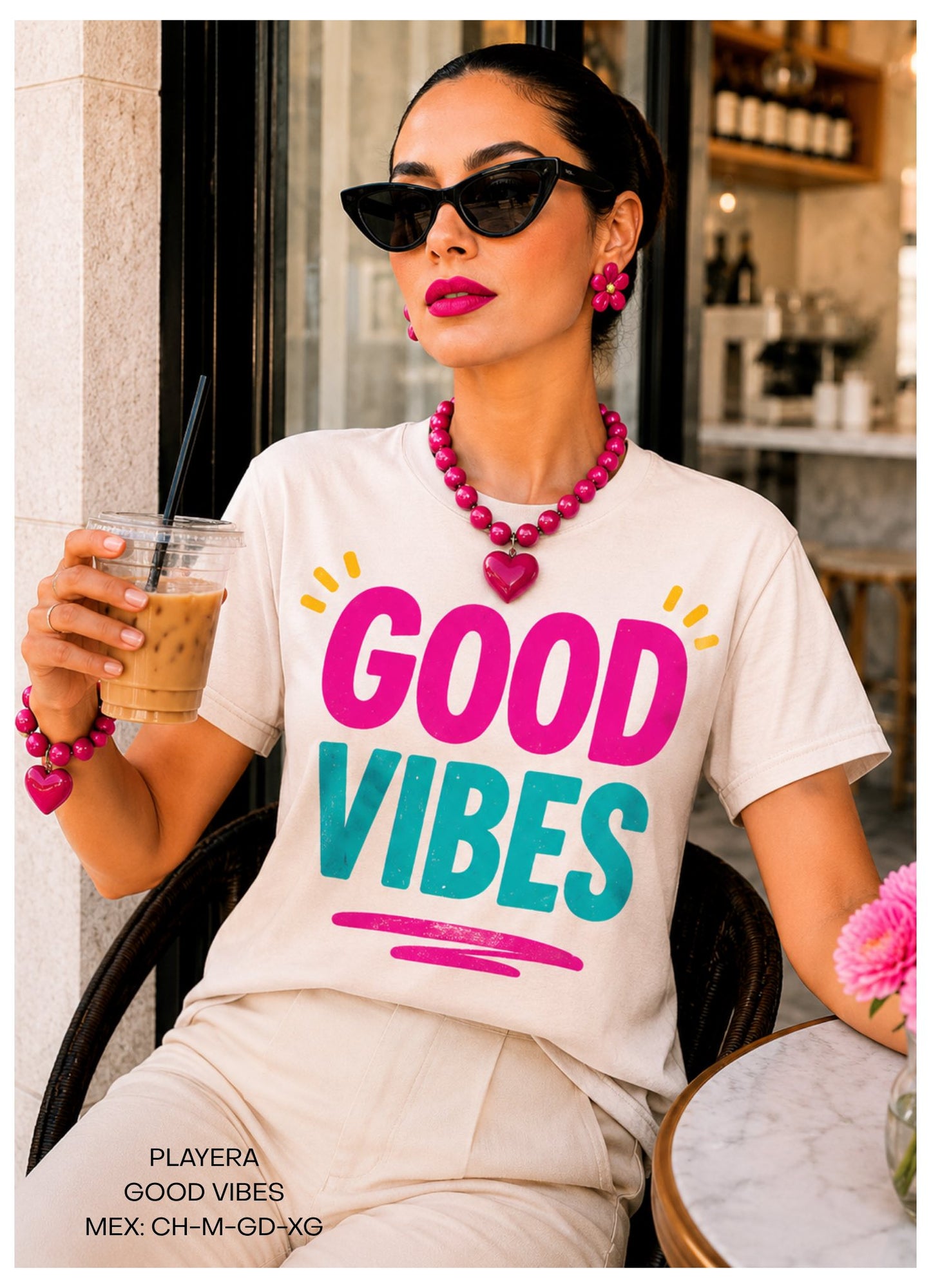 PLAYERA GOOD VIBES
