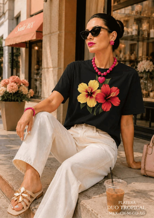 PLAYERA DUO TROPICAL