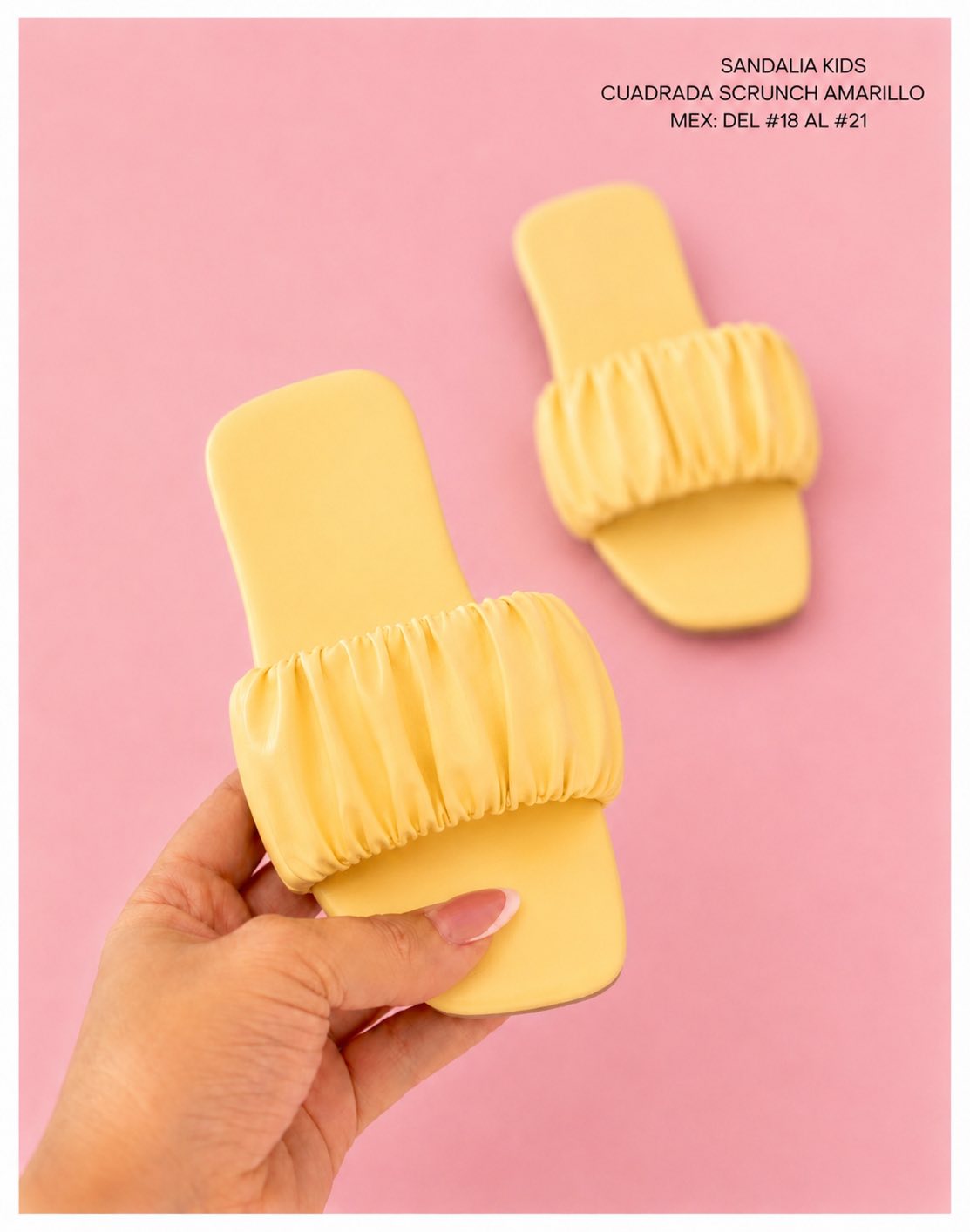 CUAD KIDS SCRUNCH AMARILLO