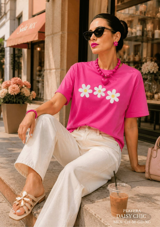 PLAYERA DAISY CHIC