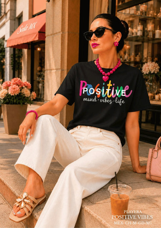 PLAYERA POSITIVE VIBES