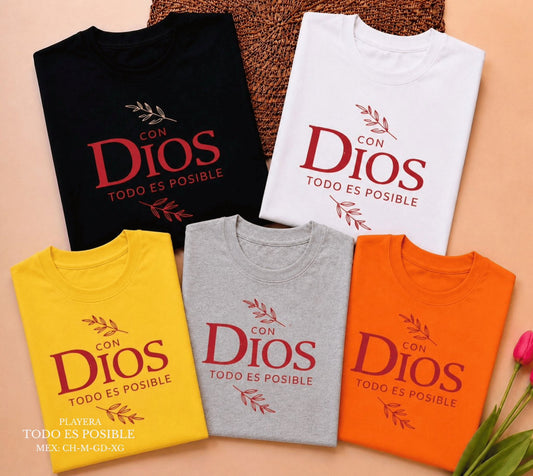 PLAYERA TODO ES POSIBLE