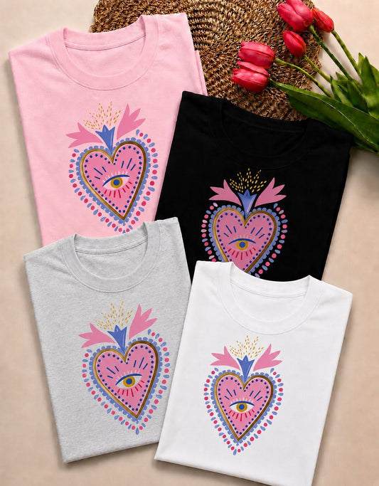 PLAYERA CORAZON BOHEMIO