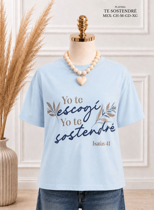 PLAYERA TE SOSTENDRE CIELO
