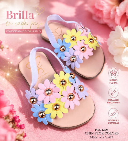 PISO KIDS CHIN FLOR COLORS