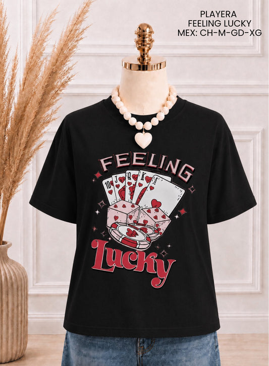 PLAYERA FEELING LUCKY