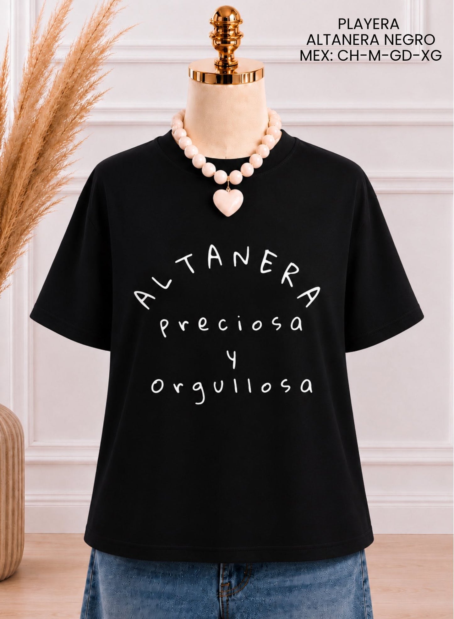 PLAYERA ALTANERA NEGRO
