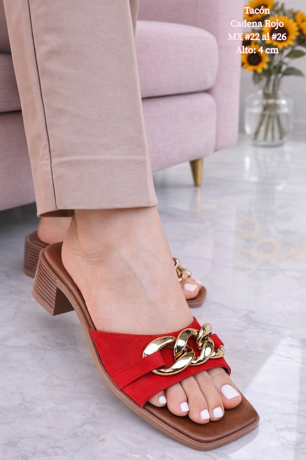 TACON/CADENA/ROJO