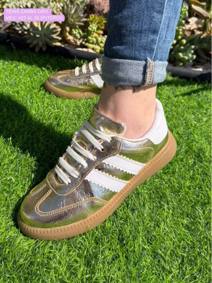 TENIS ZAMBA ORO