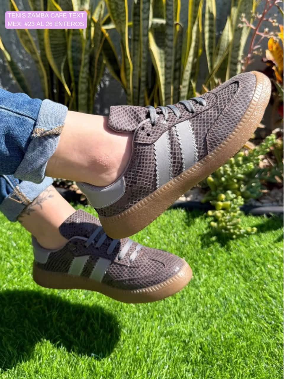 TENIS ZAMBA CAFE TEXT