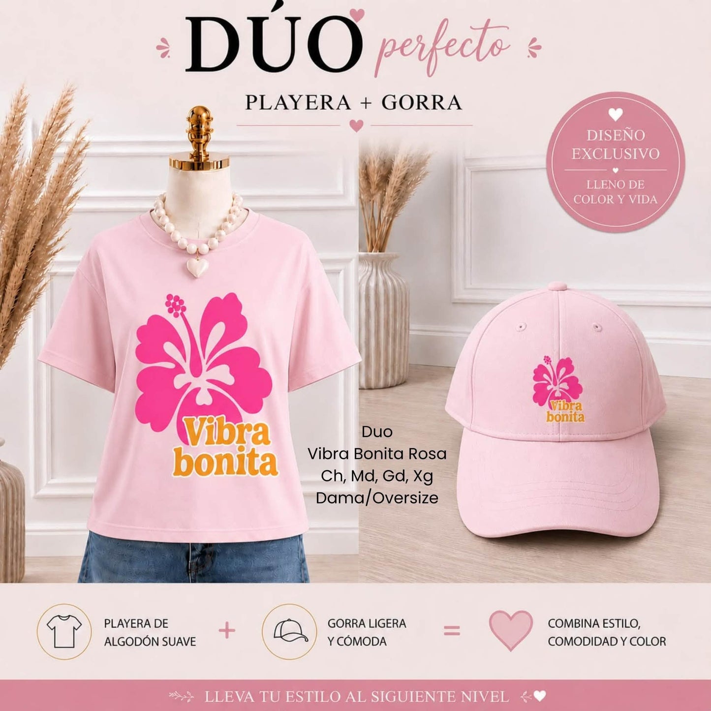 DUO VIBRA BONITA ROSA
