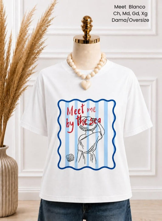PLAYERA MEET BLANCO