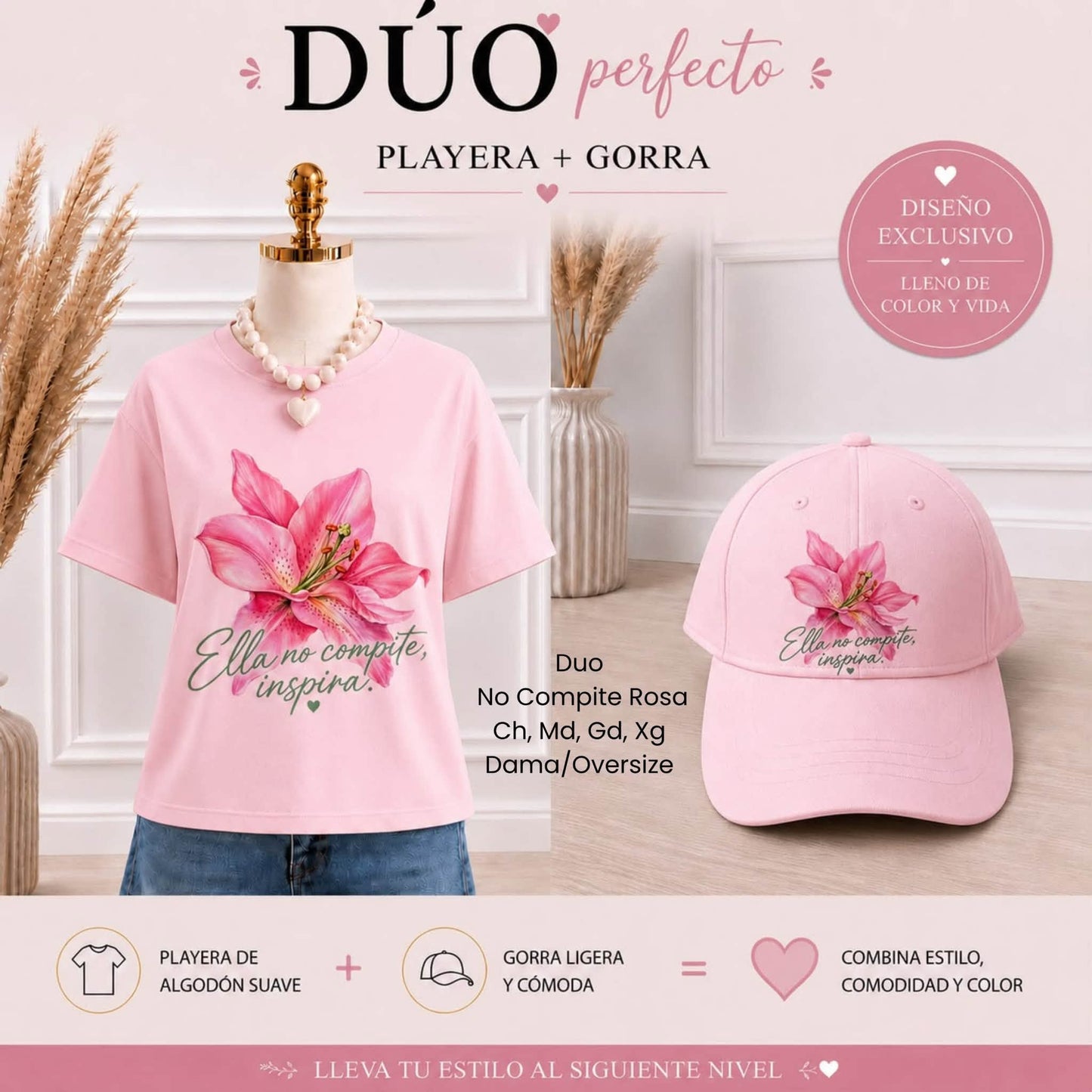 DUO NO COMPITE ROSA