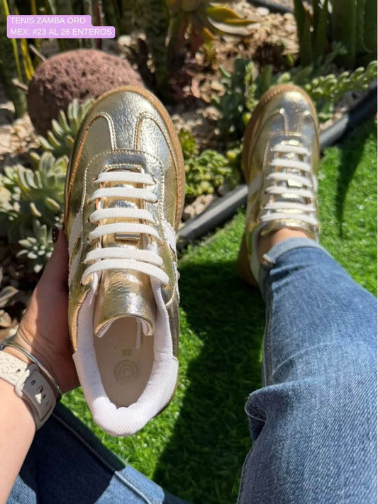 TENIS ZAMBA ORO