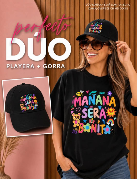 DUO MAÑANA SERA BONITO NEGRO