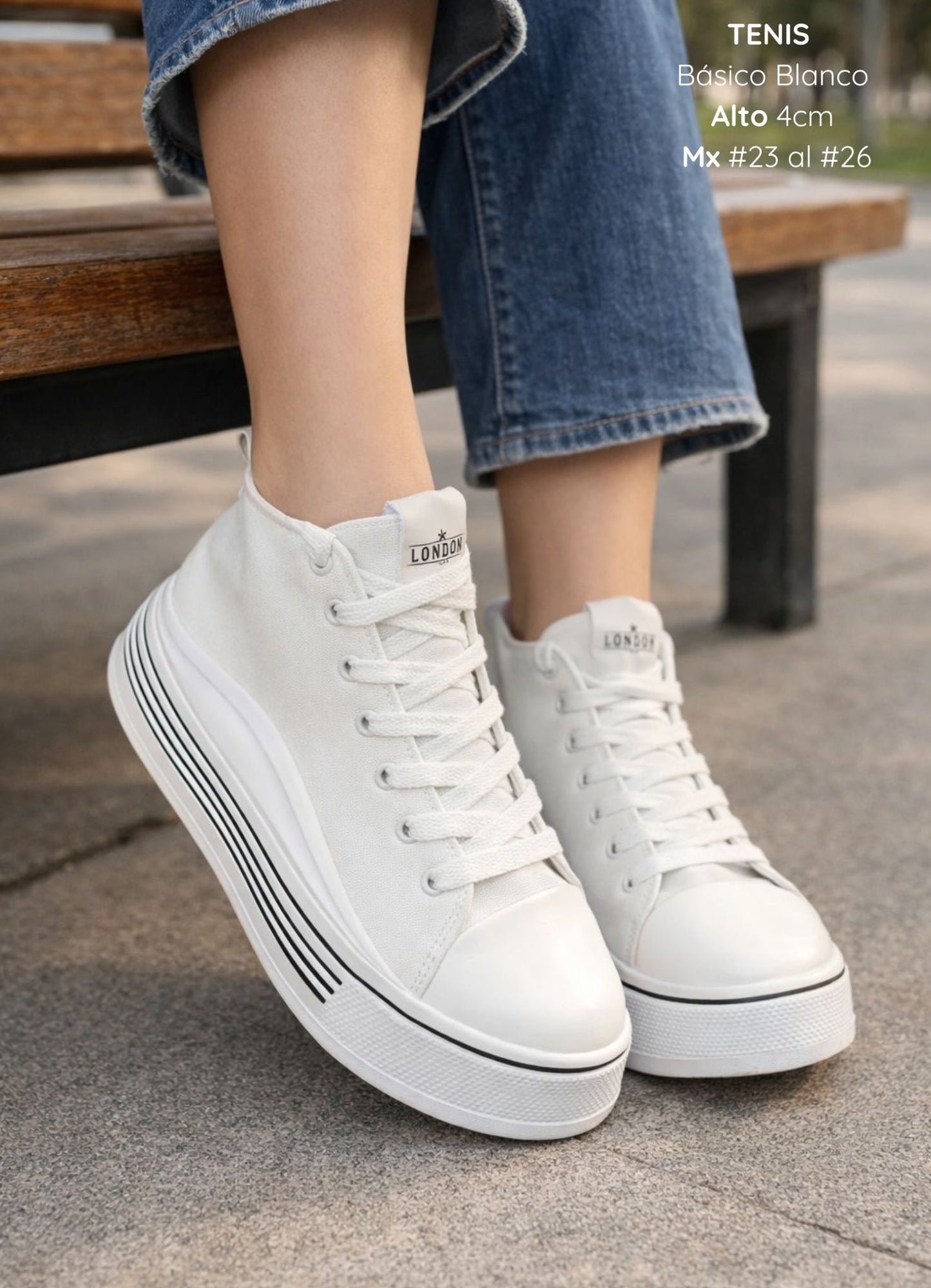 TENIS BASICO BLANCO