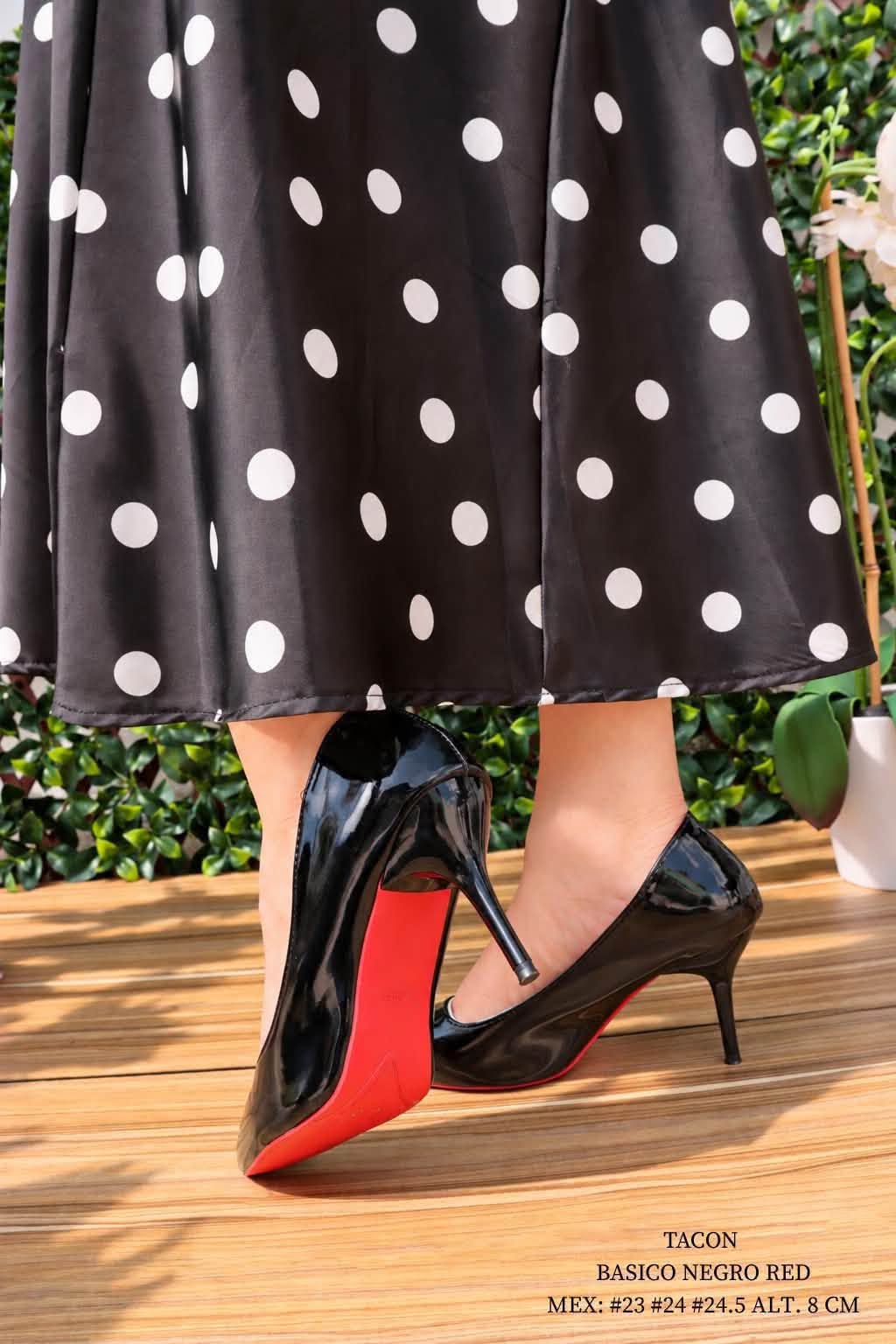 TACON BASICO NEGRO RED