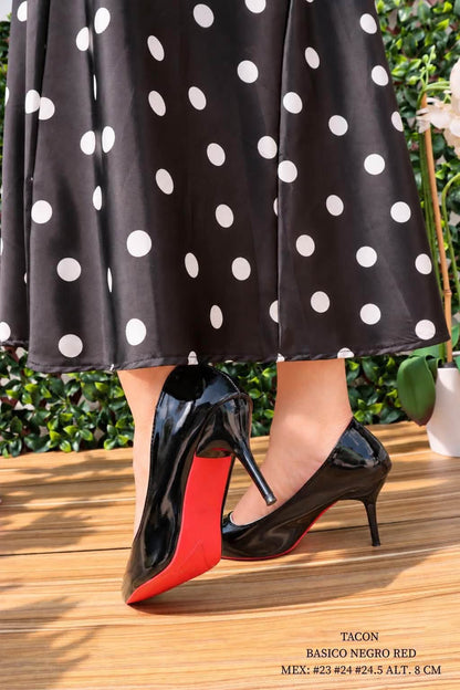TACON BASICO NEGRO RED