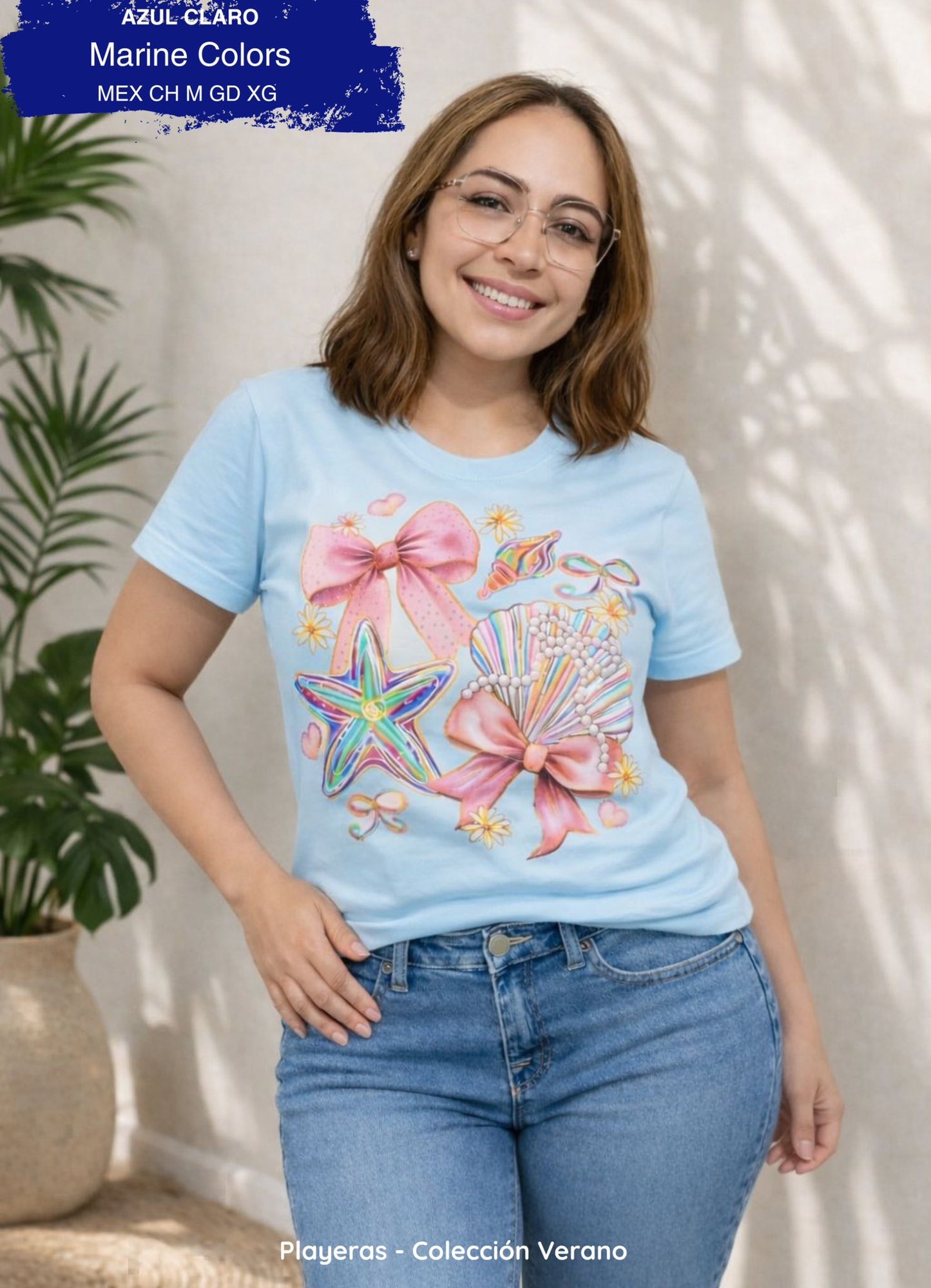 PLAYERA MARINE COLORS