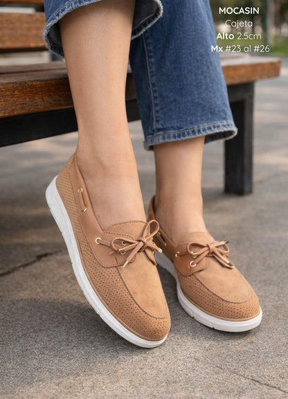 MOCASIN CAJETA