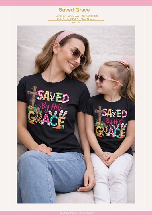 PLAYERA SAVED GRACE KIDS