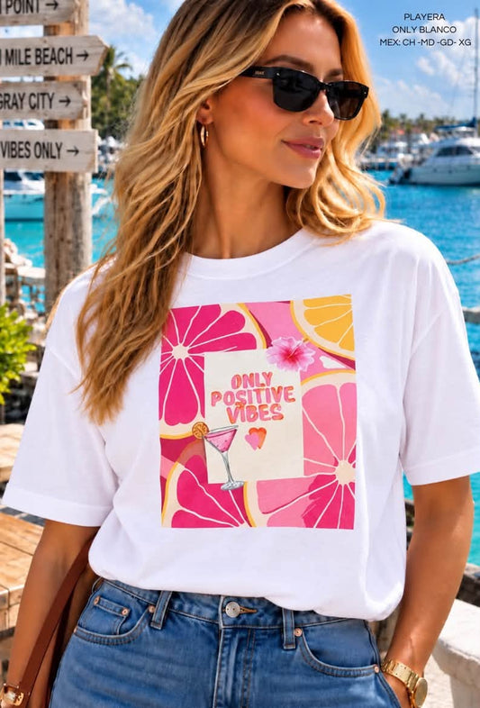 PLAYERA ONLY BLANCO
