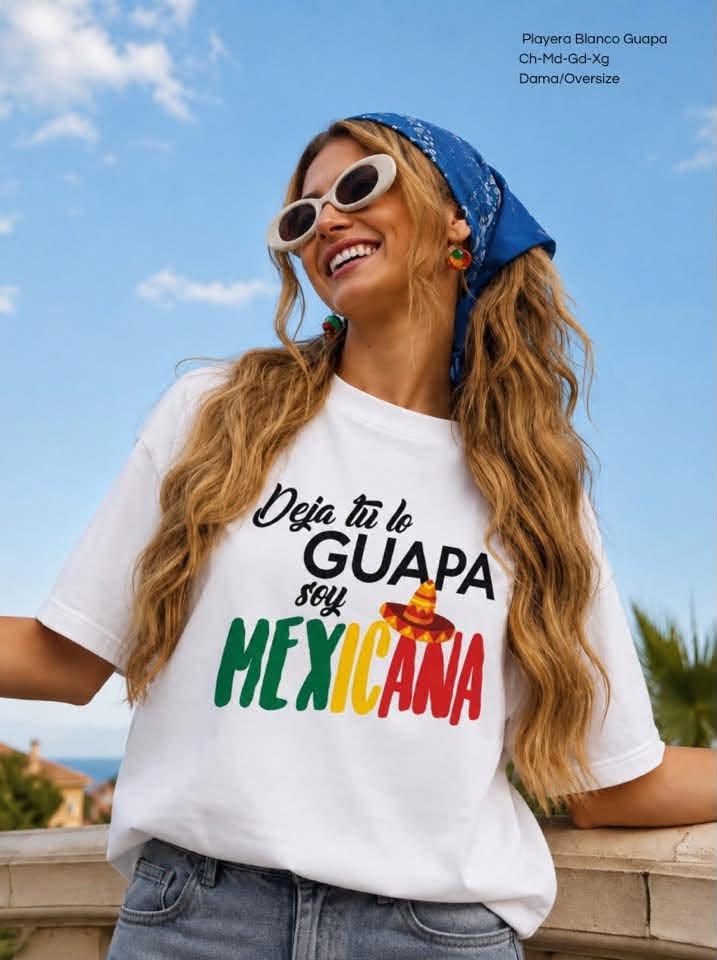 PLAYERA BLANCO GUAPA